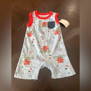 Star Wars Baby Yoda Romper Size (3-6M)